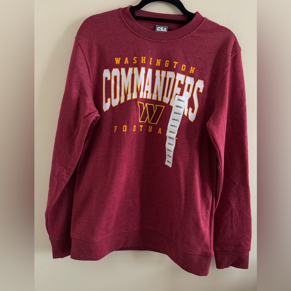 CSA Washington Commanders Maroon Crewneck Sweatshirt